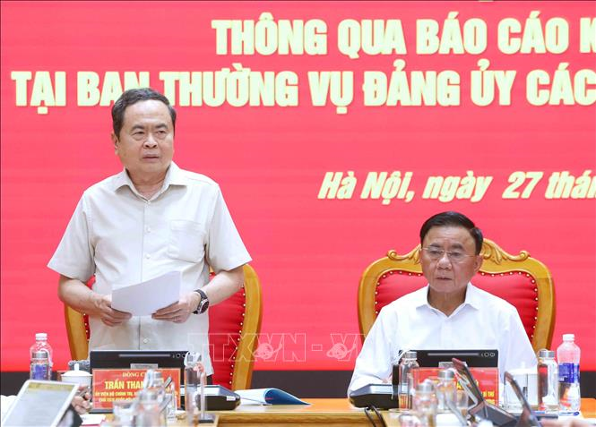Hội nghị thông qua dự thảo Báo cáo kết quả kiểm tra tại Ban Thường vụ Đảng ủy các cơ quan Đảng Trung ương